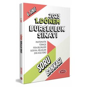 6. Sınıf 1. Dönem Bursluluk Sınavı Soru Bankası - Data Yayınları