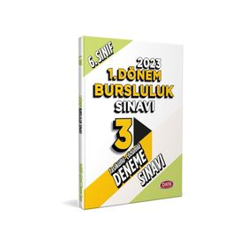 6. Sınıf 1. Dönem Bursluluk Sınavı Tamamı Çözümlü 3 Fasikül Deneme Sınavı - Data Yayınları