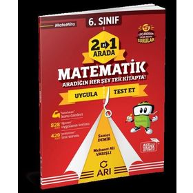 6. Sınıf 2 si 1 Arada Matematik Matemito-Arı Yayıncılık