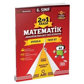 6. Sınıf 2 si 1 Arada Matematik Matemito-Arı Yayıncılık