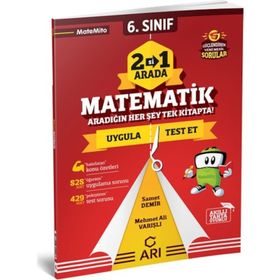 6. Sınıf 2 si 1 Arada Matematik Matemito-Arı Yayıncılık