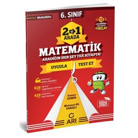 6. Sınıf 2 si 1 Arada Matematik Matemito-Arı Yayıncılık