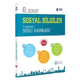 6.Sınıf 3 Aşamalı Sosyal Bilgiler Soru Bankası Teas Press Yayınları