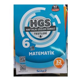 6. Sınıf 32 Hafta Matematik Hgs Testleri Seviye Yayınları