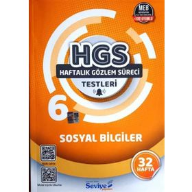 6. Sınıf 32 Hafta Sosyal Bilgiler Hgs Testleri Seviye Yayınları
