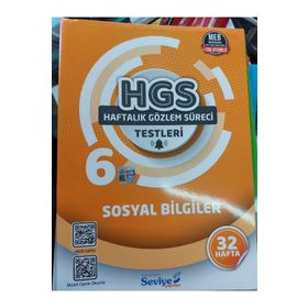 6. Sınıf 32 Hafta Sosyal Bilgiler Hgs Testleri Seviye Yayınları