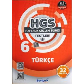 6. Sınıf 32 Hafta Türkçe Hgs Testleri Seviye Yayınları