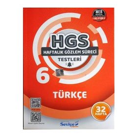 6. Sınıf 32 Hafta Türkçe Hgs Testleri Seviye Yayınları