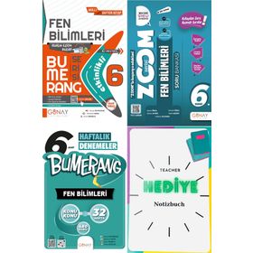 6. Sınıf 32 Haftalık Bumerang Fen Bilimleri Soru Bankası