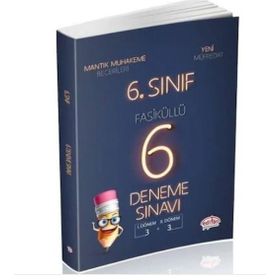 6. Sınıf 3+3 Deneme Sınavı Editör Yayınları Data Yayınları