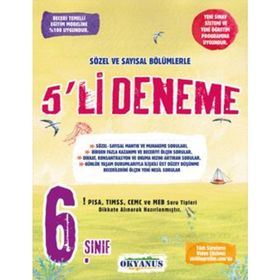 6.sınıf 5 li Deneme Okyanus Yayınları
