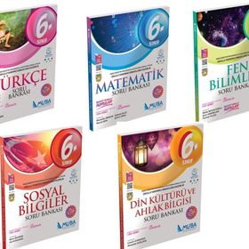 6.Sınıf 5'li Soru Bankası Seti-Muba Yayınları