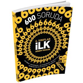 6. Sınıf 600 Soruda İlk Dönem Tekarı - Hız Yayınları