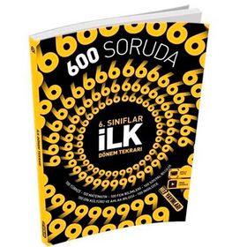 6. Sınıf 600 Soruda İlk Dönem Tekarı - Hız Yayınları