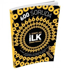6. Sınıf 600 Soruda İlk Dönem Tekarı - Hız Yayınları