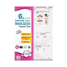 6. Sınıf Adım Adım Işıklı İngilizce Yaprak Test - Bilal Işıklı Yayınları