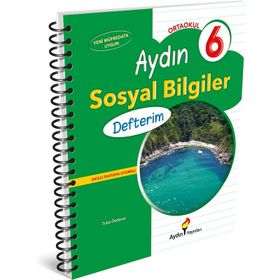 6. Sınıf Aydın Sosyal Bilgiler Defterim - Aydın Yayınları