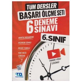 6. Sınıf Başarı Ölçme Seti Paket Deneme Tandem Yayınları