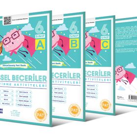 6. Sınıf Bilişsel Beceriler Geliştirme Aktiviteleri Seti A B C Seri - Curious Genius Yayınları