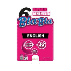6. Sınıf Bla Bla 32 Haftalık İngilizce Denemeleri Günay Yayıncılık