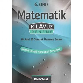 6. Sınıf Bloktest Matematik Kılavuz Deneme Bloktest Yayınları