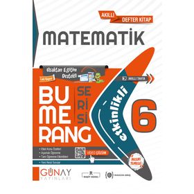 6. Sınıf Bumerang Matematik Etkinlikli Soru Bankası Günay Yayınları