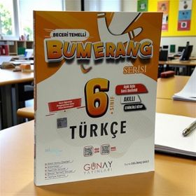 6 Sınıf Bumerang Türkçe Etkinlikli Soru Bankası - Günay Yayınları