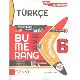 6 Sınıf Bumerang Türkçe Etkinlikli Soru Bankası - Günay Yayınları