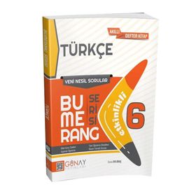 6 Sınıf Bumerang Türkçe Etkinlikli Soru Bankası - Günay Yayınları