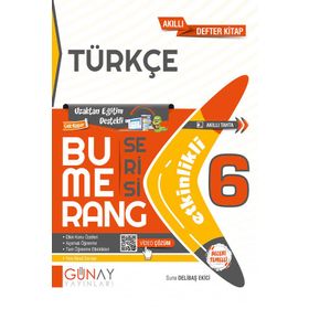 6 Sınıf Bumerang Türkçe Etkinlikli Soru Bankası - Günay Yayınları
