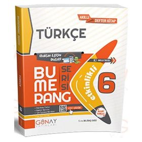 6 Sınıf Bumerang Türkçe Etkinlikli Soru Bankası - Günay Yayınları