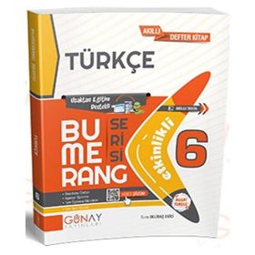 6 Sınıf Bumerang Türkçe Etkinlikli Soru Bankası - Günay Yayınları