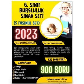 6. Sınıf Bursluluk Sınav Seti 5 Fasikül Kitap