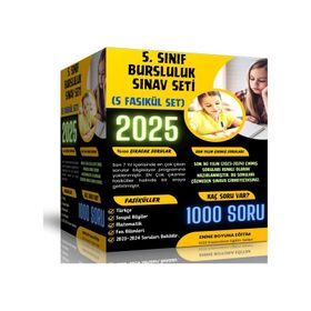 6. Sınıf Bursluluk Sınav Seti 5 Fasikül Kitap