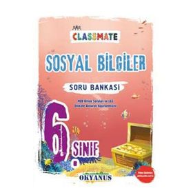 6. Sınıf ClassMate Sosyal Bilgiler Soru Bankası Okyanus Yayınları