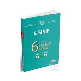 6. Sınıf Çözümlü 6 (3+3) Deneme Sınavı Komisyon Editör Yayınları