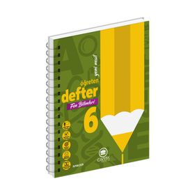 6. Sınıf Defter Fen Bilimleri Okula Yardımcı Öğreten Defter - Çanta Yayınları