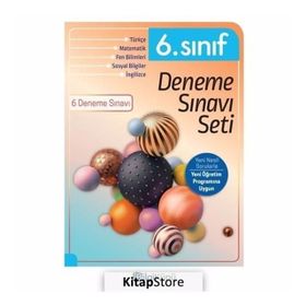 6. Sınıf Deneme Sınavı Seti Bilgi Küpü Yayınları
