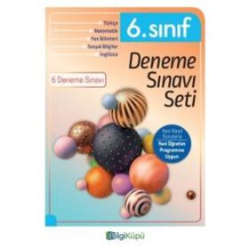 6. Sınıf Deneme Sınavı Seti Bilgi Küpü Yayınları