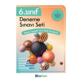 6. Sınıf Deneme Sınavı Seti Bilgi Küpü Yayınları