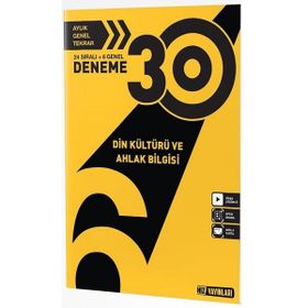 6. Sınıf Din Kültürü ve Ahlak Bilgisi 30'lu Deneme - Hız Yayınları