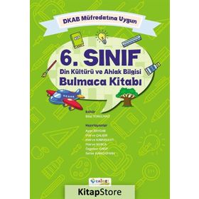 6. Sınıf Din Kültürü ve Ahlak Bilgisi Bulmaca Kitabı Rağbet Yayınları