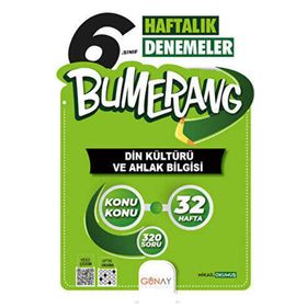 6. Sınıf Din Kültürü ve Ahlak Bilgisi Bumerang
