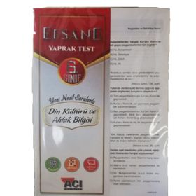6. Sınıf Din Kültürü ve Ahlak Bilgisi Çek Kopart Yaprak Test - kollektif