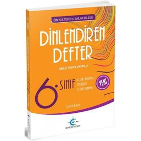 6.Sınıf Din Kültürü ve Ahlak Bilgisi Defter - Din Dersi Yayınları