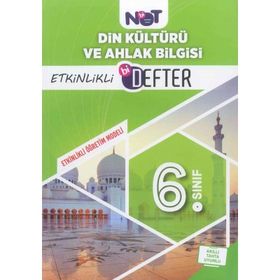 6.Sınıf Din Kültürü ve Ahlak Bilgisi Defter - Din Dersi Yayınları