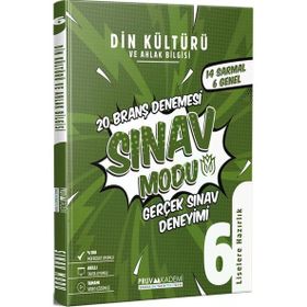 6.Sınıf Din Kültürü ve Ahlak Bilgisi Deneme Pruva Akademi