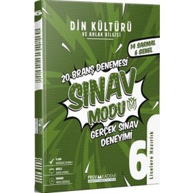6.Sınıf Din Kültürü ve Ahlak Bilgisi Deneme Pruva Akademi