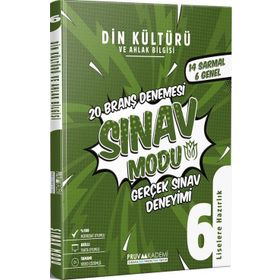6.Sınıf Din Kültürü ve Ahlak Bilgisi Deneme Pruva Akademi