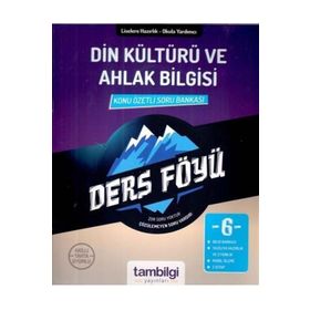 6. Sınıf Din Kültürü ve Ahlak Bilgisi Ders Föyü Tambilgi Yayınları